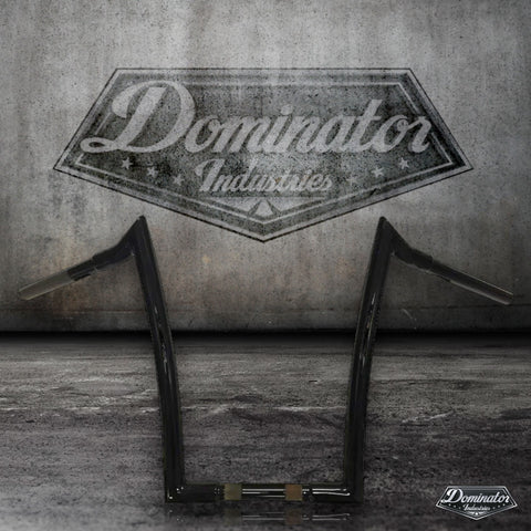  Dominator Industries 1 1/4 Chrome 12 Meathook Bar Ape Hangers  Handlebars Compatible With 1996-2023 Harley-Davidson Bagger Electra &  Street Glide wABS BC-HC-BB16GB-ESG08-ABS-BC : Automotive