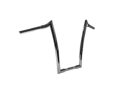 Meathook Monkey Ape Hanger Handlebar, 1 1/4 Inch Diameter, 12 Inch Rise, Chrome