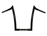 Meathook Monkey Ape Hanger Handlebar, 1 1/4 Inch Diameter, 16 Inch Rise, Gloss Black