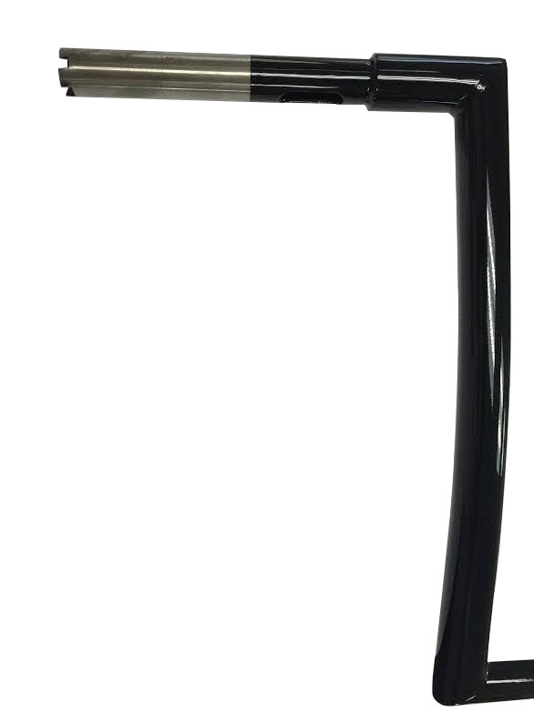 Miter Cut Ape Hanger Bars, 1 1/4 Inch Diameter, 18 Inch Rise, Gloss Bl –  Dominator Industries