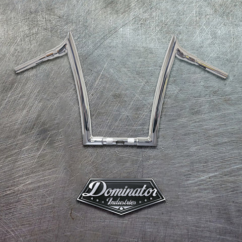  Dominator Industries 1 1/4 PRE-WIRED 12 Chrome Meat hook Bar Ape  Hangers Compatible With Harley-Davidson Bagger Touring Electra - Handlebars  for 2014-2023 : Automotive