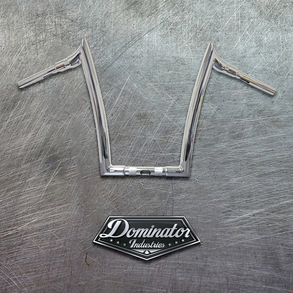 Dominator Industries 1 1/4 PRE-WIRED 12 Meathook Bar Ape Hangers  Handlebars for 2014-2023 Harley-Davidson Bagger Touring Electra & Street  Glide